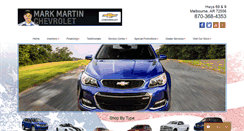 Desktop Screenshot of markmartinchevrolet.net